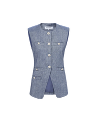 Tamara Linen Vest