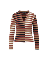 Dilia Striped Button-Down T-Shirt