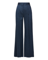 Rimini Wide-Leg Pinstripe Pant