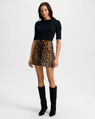Ohemia Calf Hair Mini Skirt
