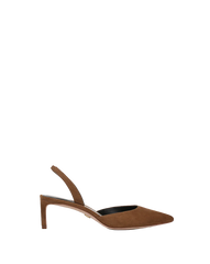 Caroline Suede Slingback Pump