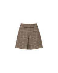 Pavaline Houndstooth Mini Skirt