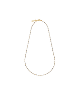 Enamel Bead Chain Necklace