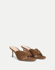 Tullia Suede Mid-Heel Sandal