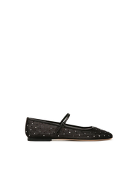 Ellie Crystal Mesh Flat