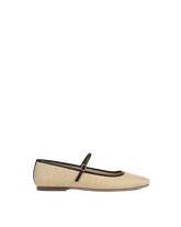 Ellie Raffia Flat
