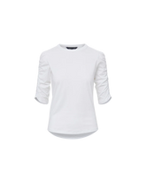 Waldorf Ruched-Sleeve T-Shirt