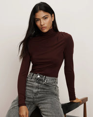 Mylie Mock-Neck Top