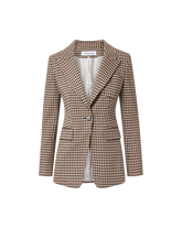 Livvy Houndstooth Dickey Jacket