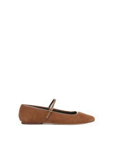 Ellie Corduroy Suede Flat