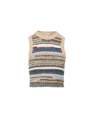 Jerrel Wool-Blend Cropped Tank Top