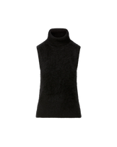 Mazzy Brushed Cashmere Sleeveless Sweater