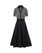 Delise Mixed Media Dress