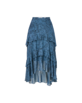 Graeme Silk Midi Skirt