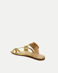 Salva Metallic Crisscross Sandal