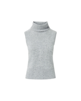 Mazzy Brushed Cashmere Sleeveless Sweater