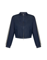 Gigi Denim Track Jacket