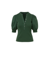 Coralee Puff-Sleeve Top