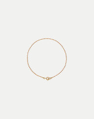 Enamel Bead Chain Anklet