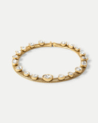 Crystal Tubogas Collar Necklace