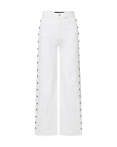 Taylor Studded Wide-Leg Jean