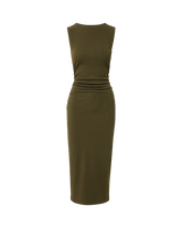Charissa Stretch-Cotton Midi Dress