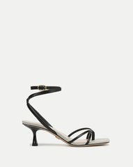 Caterina Leather Ankle-Wrap Sandal