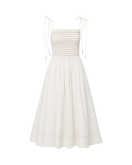 Kaela Smocked Midi Dress