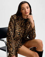 Ohemia Calf Hair Mini Skirt