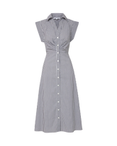 Haydon Striped Midi Shirtdress