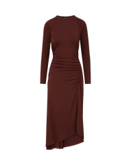 Theodora Ruched Midi Dress