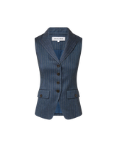 Benny Pinstripe Vest