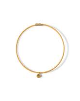 Yellow Cord Pendant Necklace