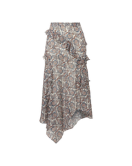 Eleonora Silk Midi Skirt
