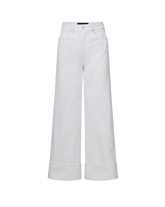 Taylor Cuffed Cropped Wide-Leg Jean