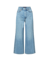 Taylor Scalloped Wide-Leg Jean