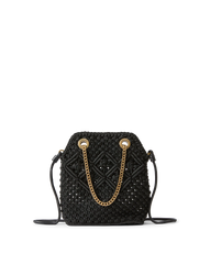 Small Veronica Beard Macramé Slouch Bag