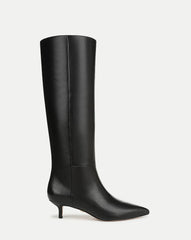 Lisa Kitten-Heel Boot | Wide-Calf