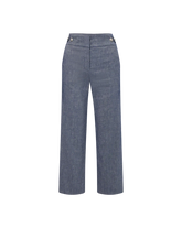 Aubrie Cropped Wide-Leg Pant