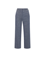Aubrie Cropped Wide-Leg Pant