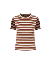 Pruitt Striped Ribbed T-Shirt