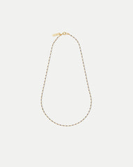 Enamel Bead Chain Necklace