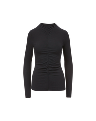 Theresa Ruched Turtleneck