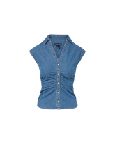 Sera Denim Button-Down Shirt