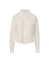 Aderes Eyelet Button-Down Shirt