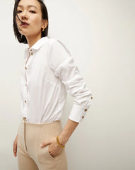 Libby Poplin Button-Down Shirt