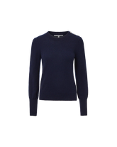 Nelia Cashmere Pullover | Button Accent