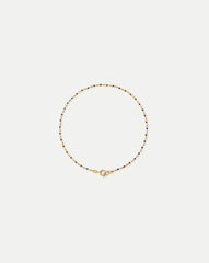 Enamel Bead Chain Anklet