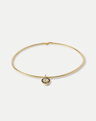 Gold Snake Chain Pendant Necklace