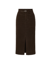 Pavana Corduroy Midi Skirt